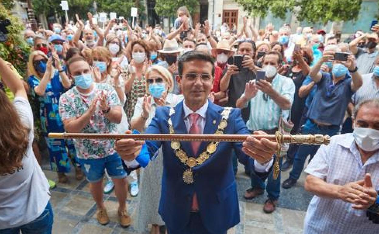 El socialista Paco Cuenca, desde el miércoles nuevo alcalde de Granada con los votos de Ciudadanos.