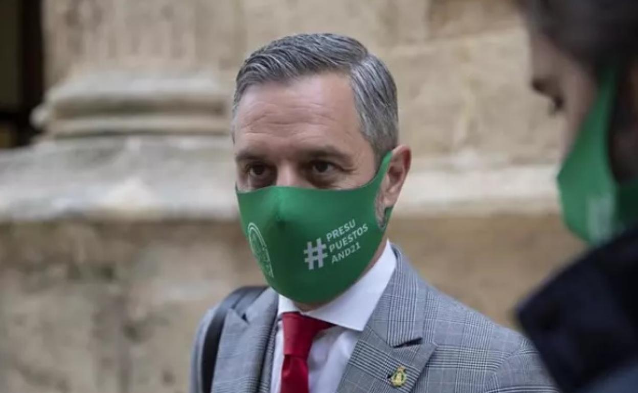 El consejero de Hacienda y Financiación Europea de la Junta de Andalucía, Juan Bravo. 