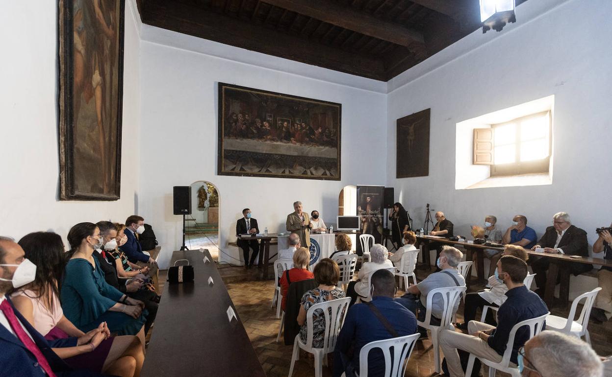 El acto de presentación del congreso tuvo lugar en el Real Monasterio de San Jerónimo.