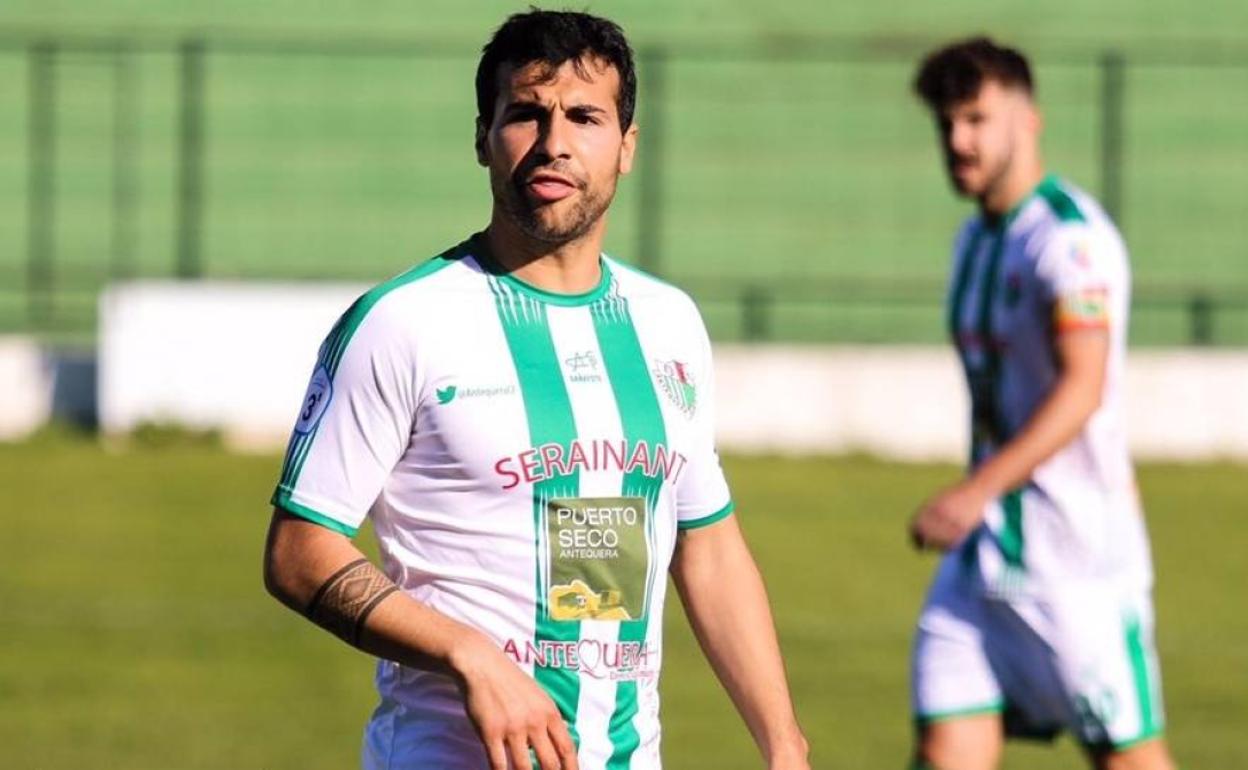 Diego Gámiz, durante su etapa en el Antequera en el curso 2019-2020. 