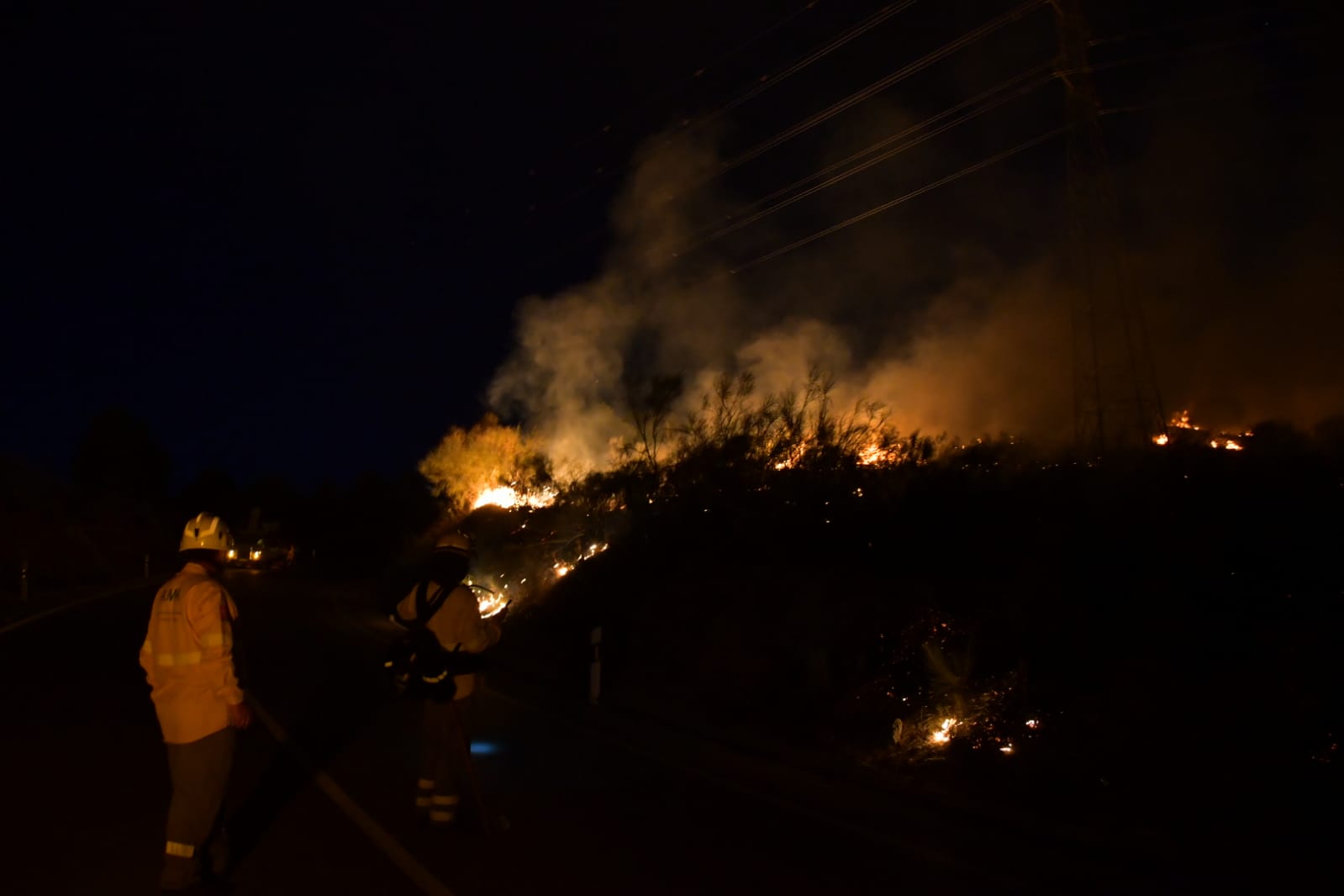 Fotos: El fuego quema el Barranco de San Jerónimo