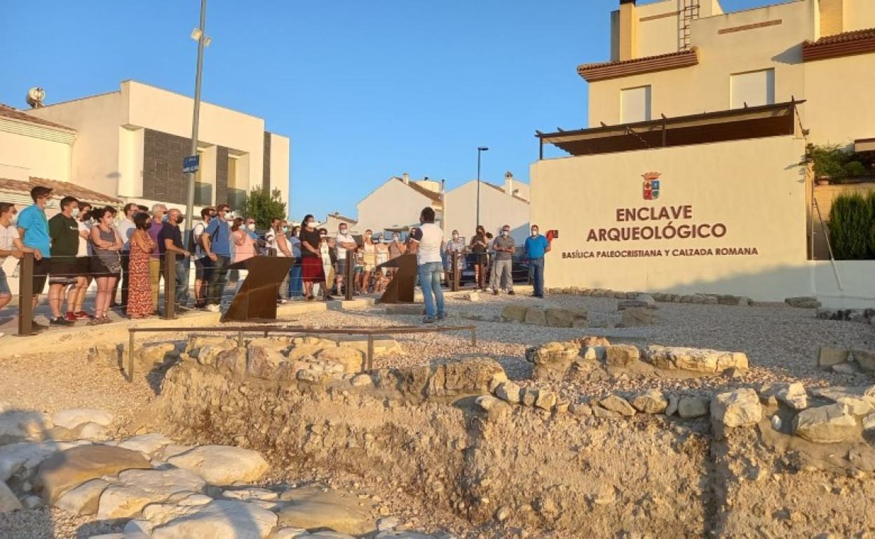 Inauguración del enclave arqueológico.