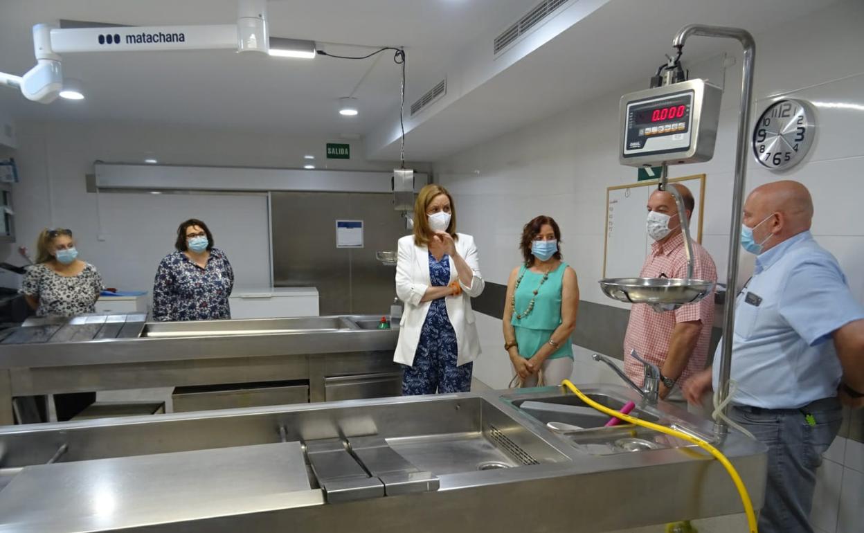 Visita de la delegada deJusticia a las instalaciones, en el Hospital Doctor Sagaz. 