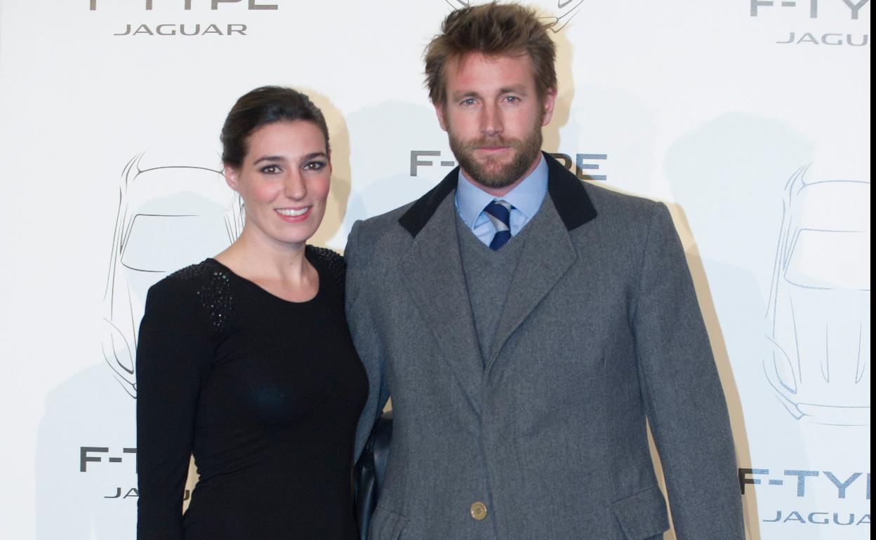 Eugenia Osborne y Juan Melgarejo, en la presentación de un vehículo en 2013.