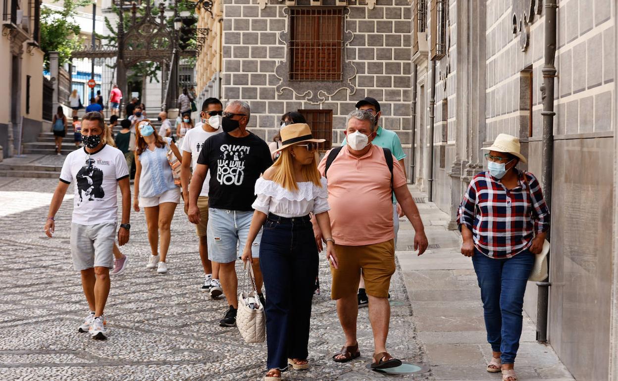 Ambiente en las calles de Granada.