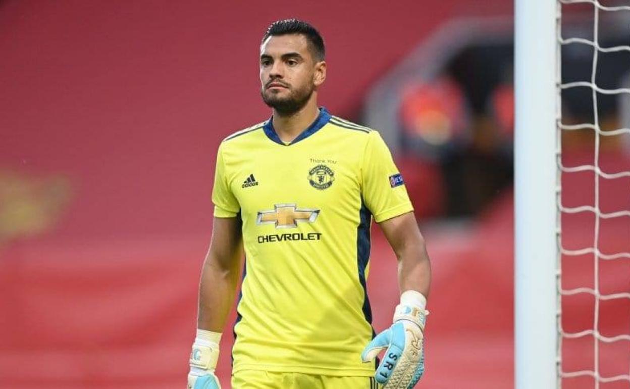 Sergio Romero, durante un partido con su anterior equipo. 