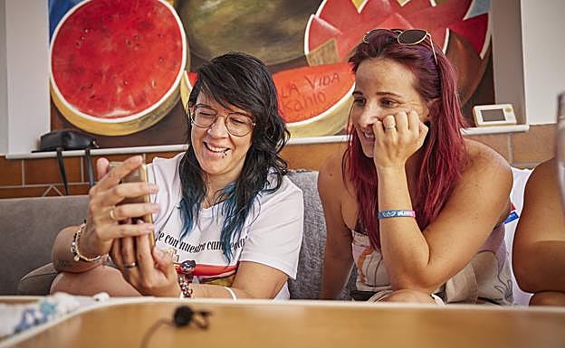 Otro momento de la llamada.