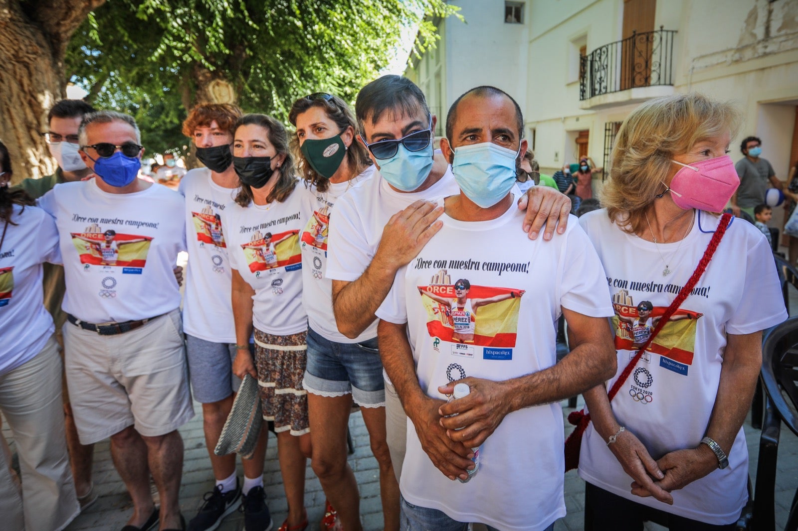 El pueblo natal de la marchadora, orgulloso de su paisana