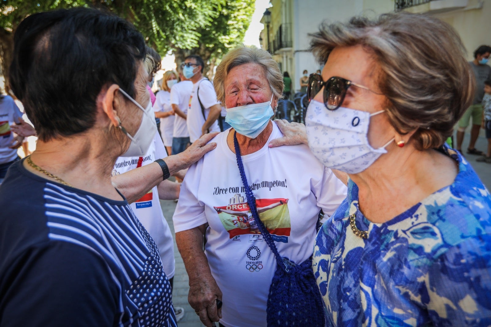 El pueblo natal de la marchadora, orgulloso de su paisana