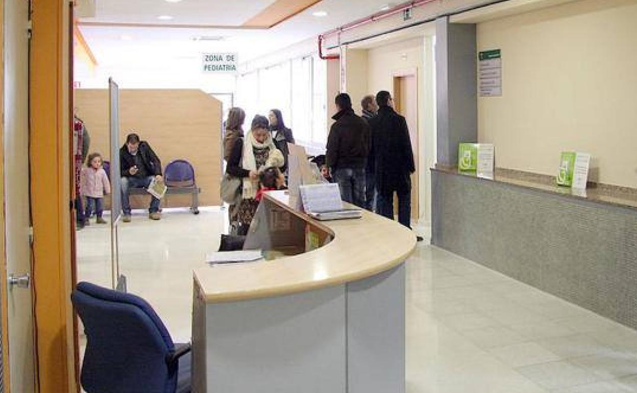 Interior del centro de salud Virgen de Gavellar. 
