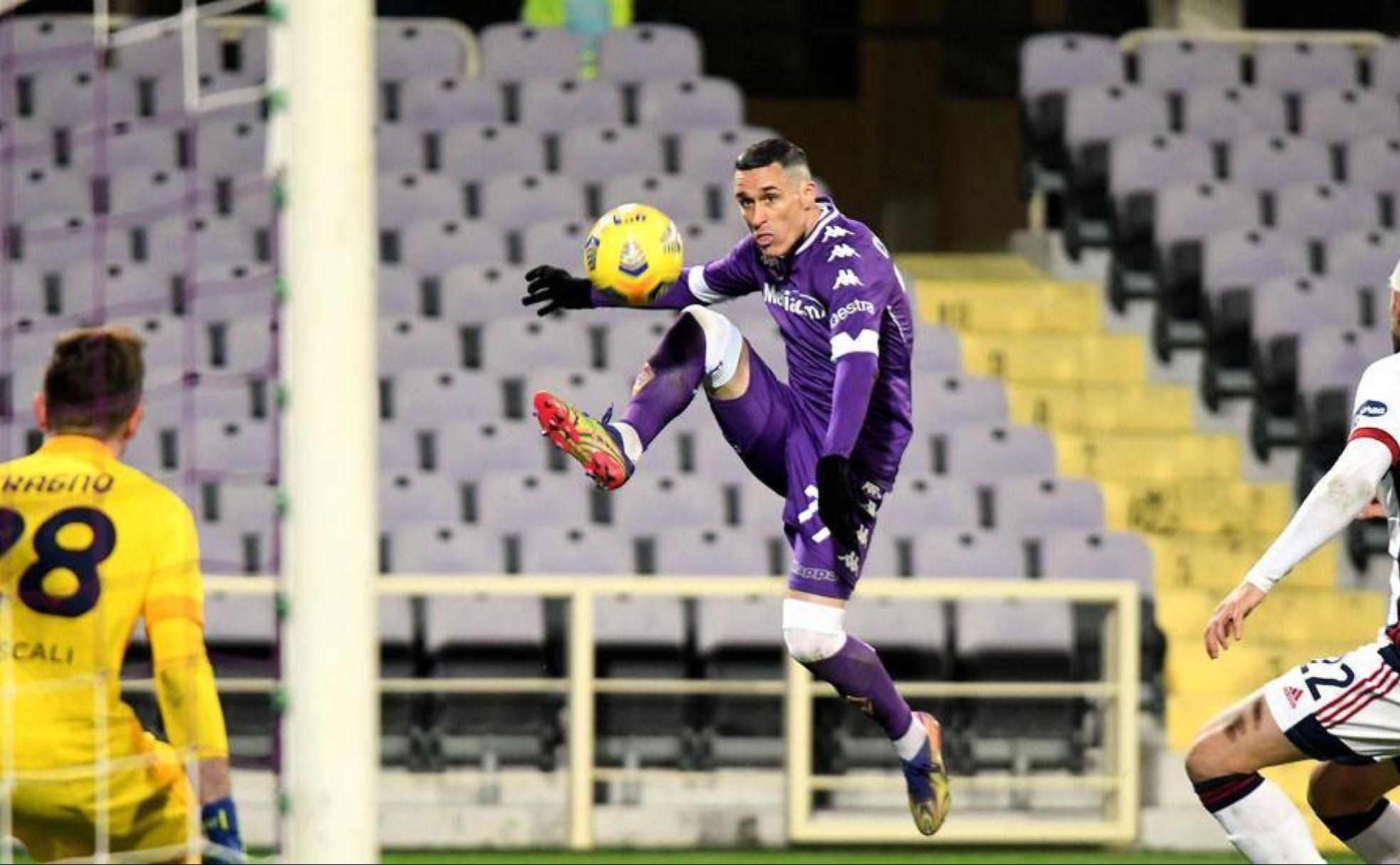 José Callejón, con la Fiorentina. 