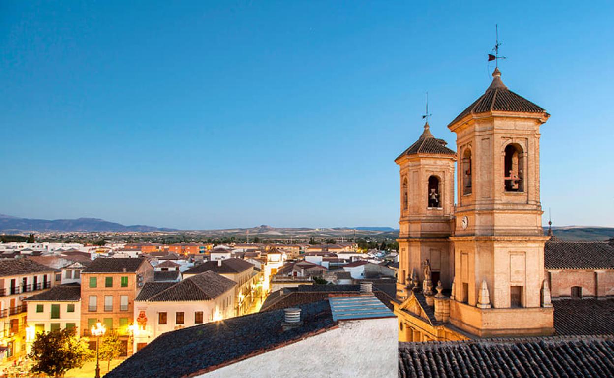 Vista de Santa Fe, uno de los municipios en riesgo extremo por covid..