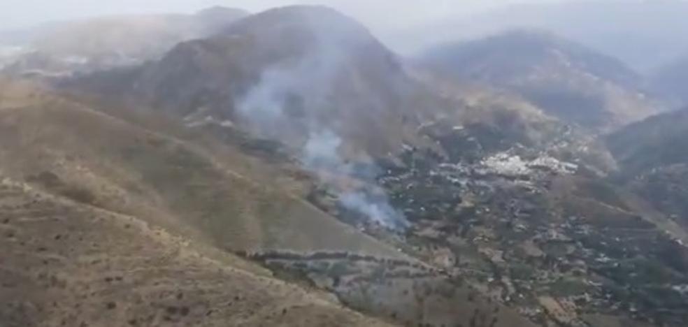 Incendio en Güéjar-Sierra.