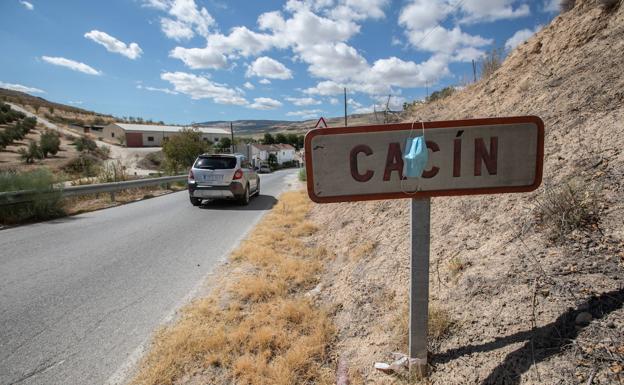 Entrada al pueblo de Cacín, uno de los que ya tiene inmunidad de grupo.