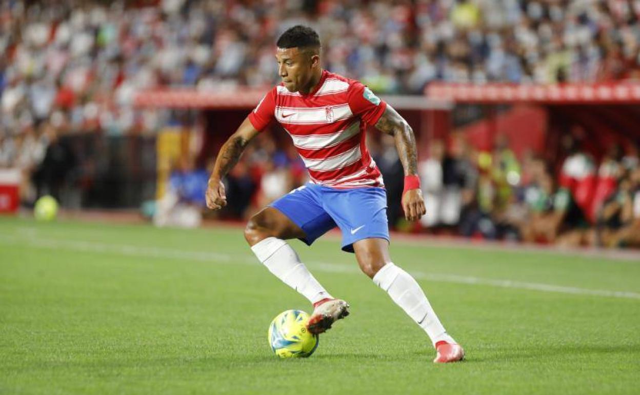 Machís, durante el partido con el Betis. 