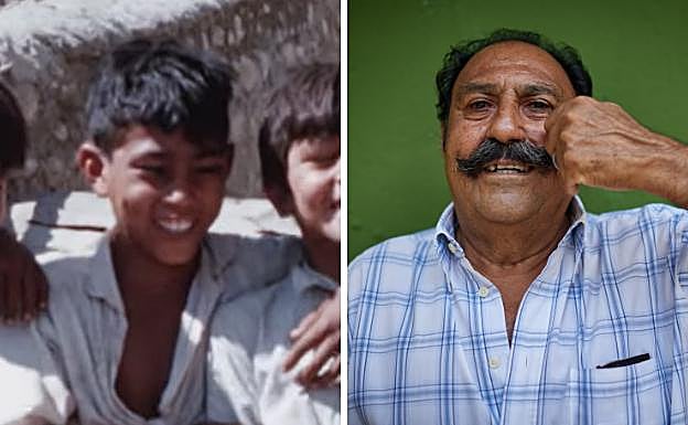 Antonio Cortés, Laja, en el vídeo y ahora. 