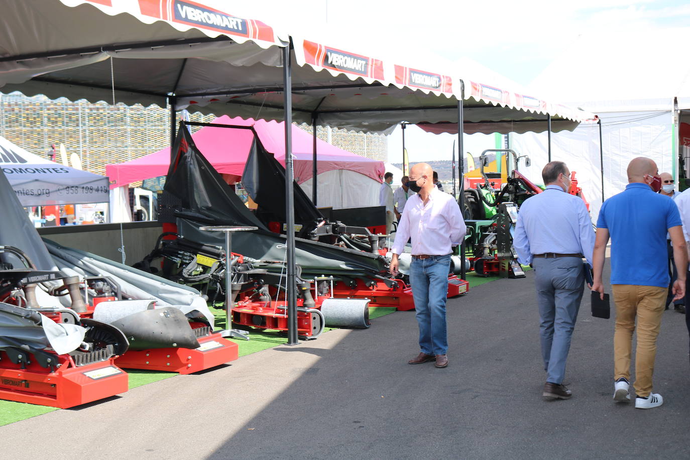 Primer día de Expoliva, marcado por la visita del Rey