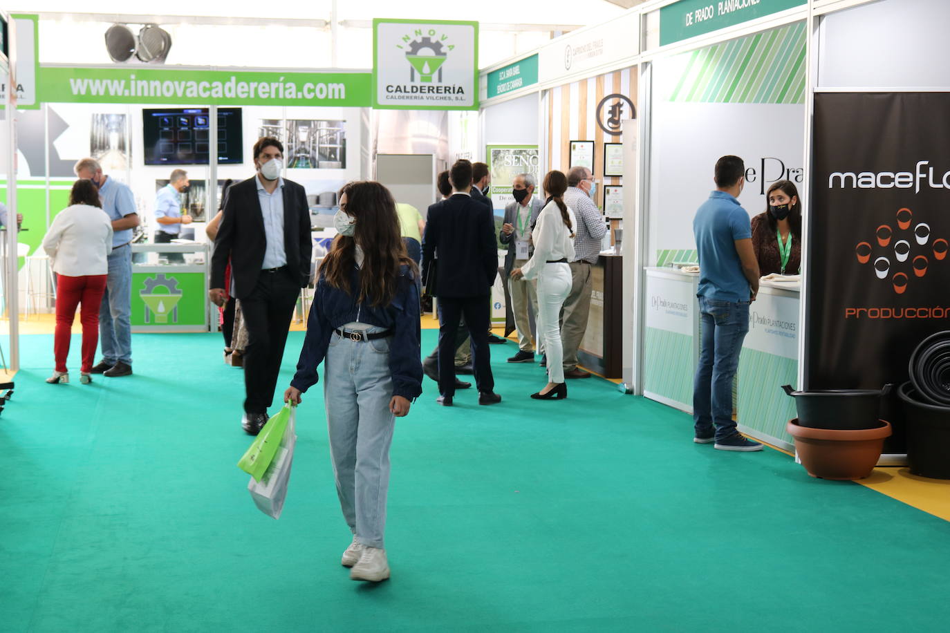 Primer día de Expoliva, marcado por la visita del Rey