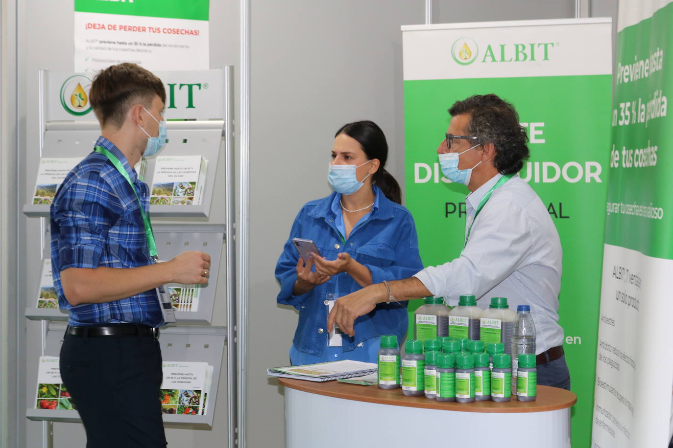 Primer día de Expoliva, marcado por la visita del Rey