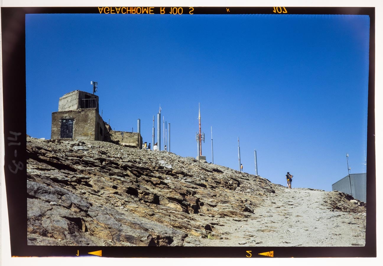 Vista de Padrollano que el Padre Ferrer tomó en los años 70.