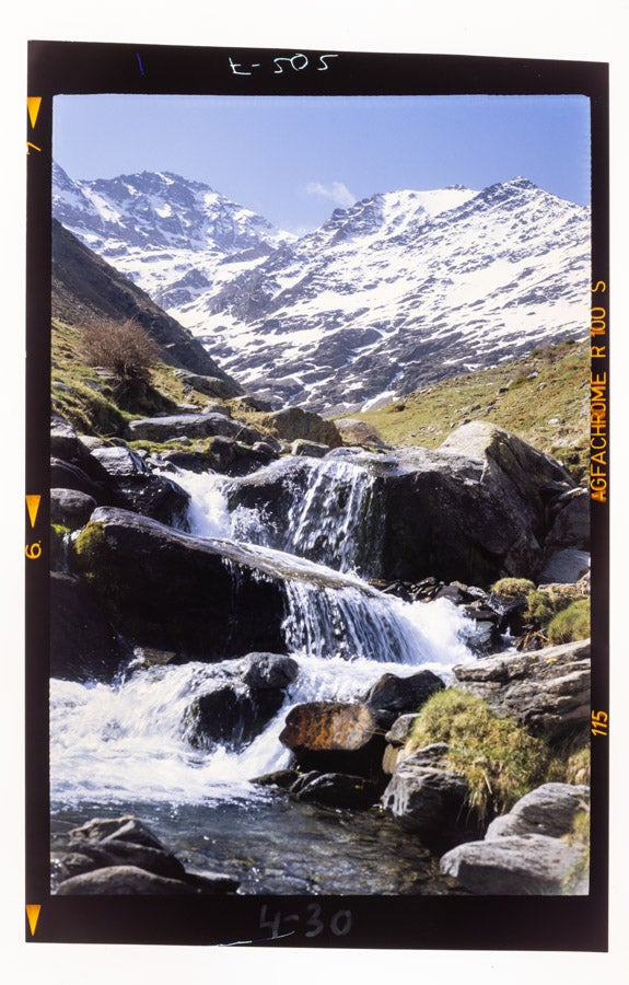 Vista de Padrollano que el Padre Ferrer tomó en los años 70.