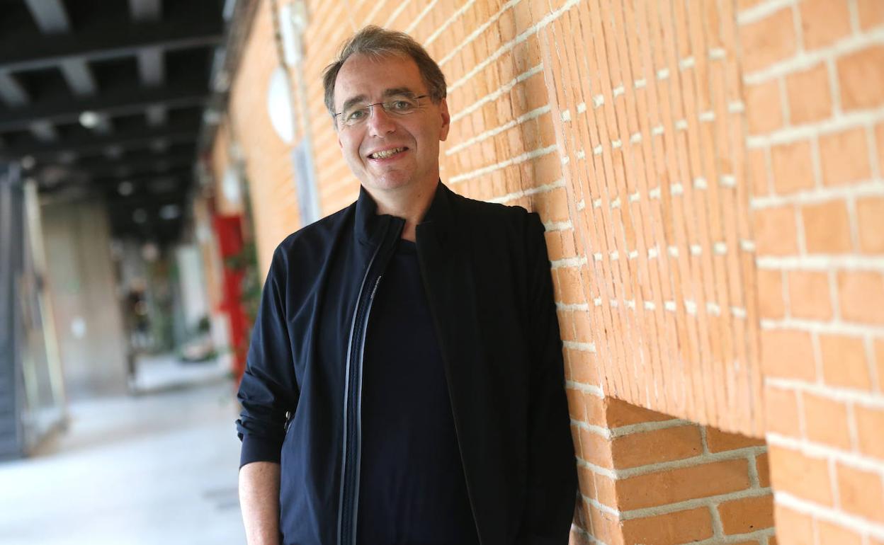 David Safier, durante la presenación de su libro.