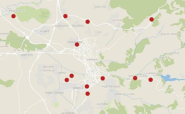 Los radares fijos de Granada emiten casi 19.000 denuncias por exceso de velocidad en 2021