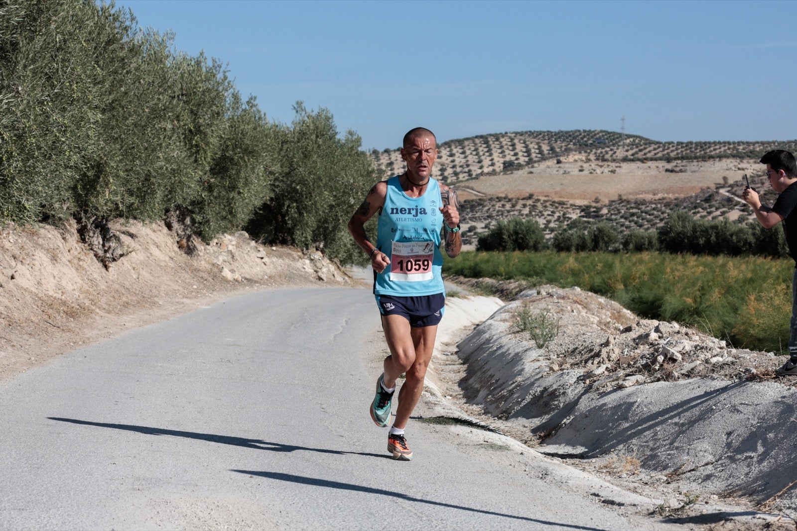 Exigente recorrido en la décima edición de la 'Villa Romana'. 