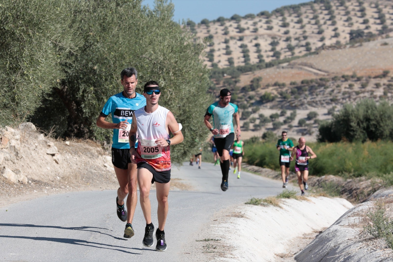 Exigente recorrido en la décima edición de la 'Villa Romana'. 