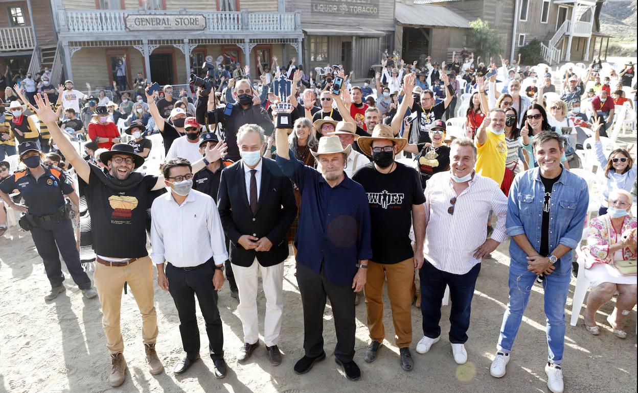 Almería Western Film Festival | Franco Nero: «Espero volver a rodar un western en Tabernas»