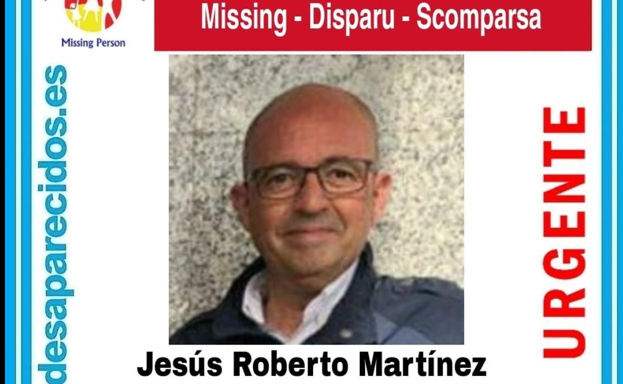 Imagen del desaparecido