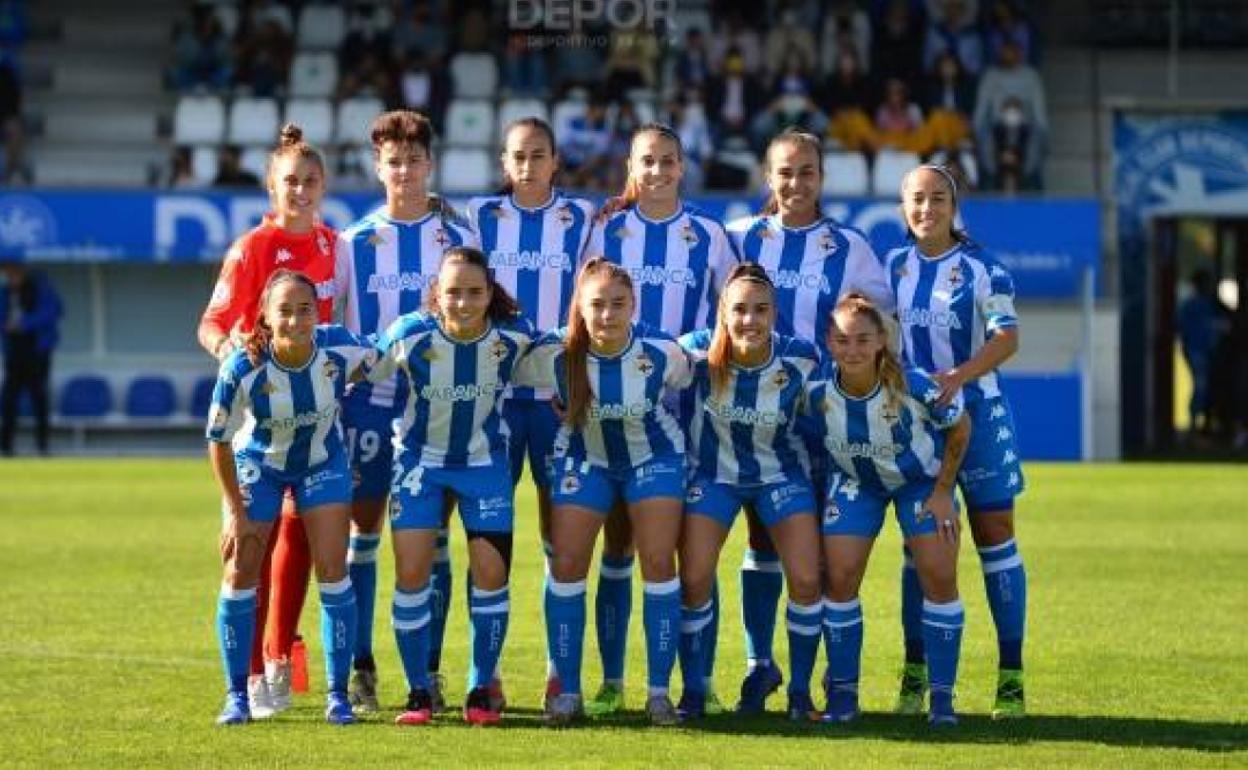 Uno de los últimos 'onces' del Deportivo en casa. 
