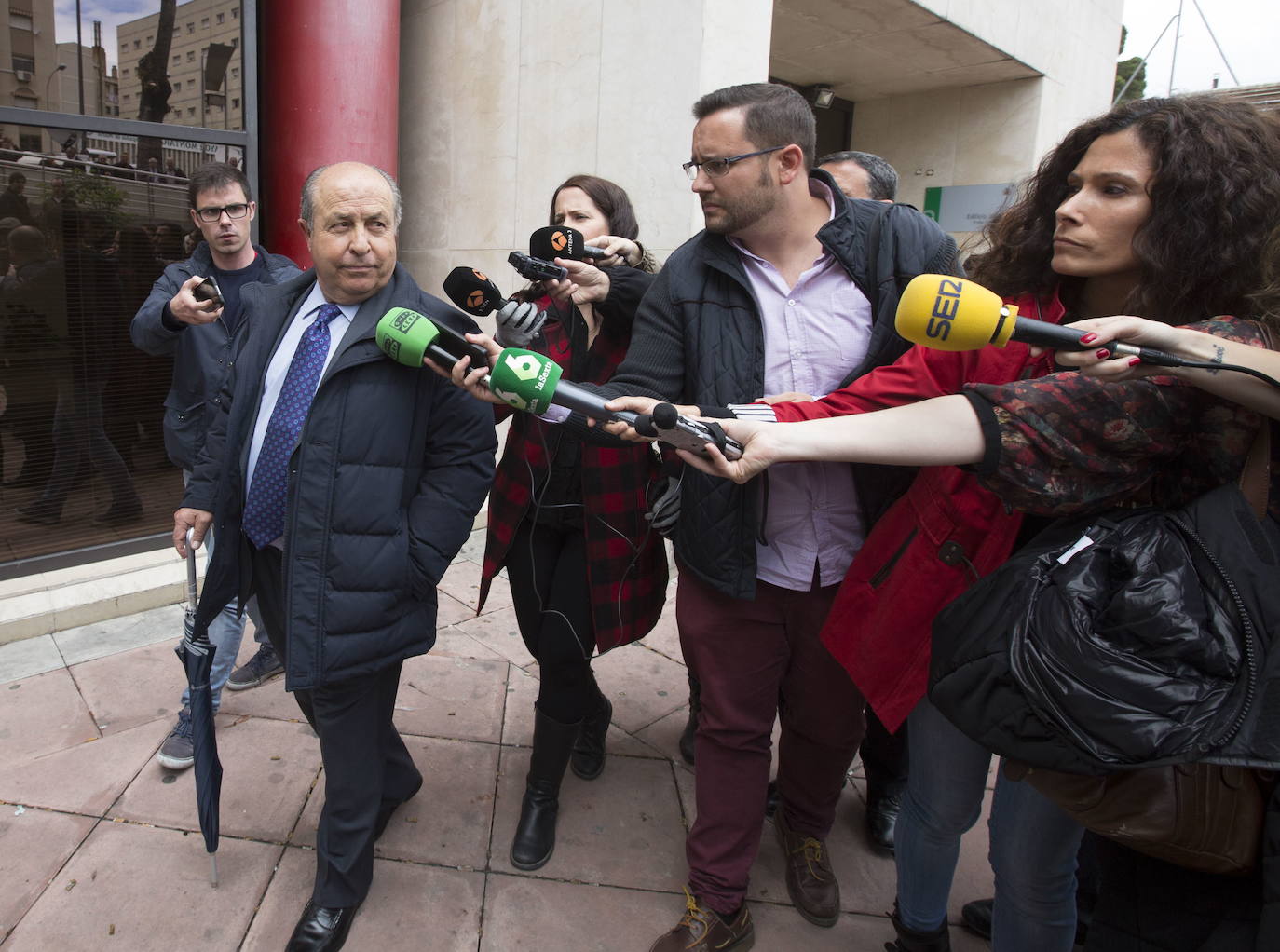 El exregidor Torres Hurtado, cuando acuidó a declarar ante la jueza instructura por 'la Nazarí'. 