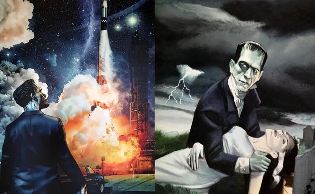 Ilustraciones de 'Frankenstein resuturado'. 