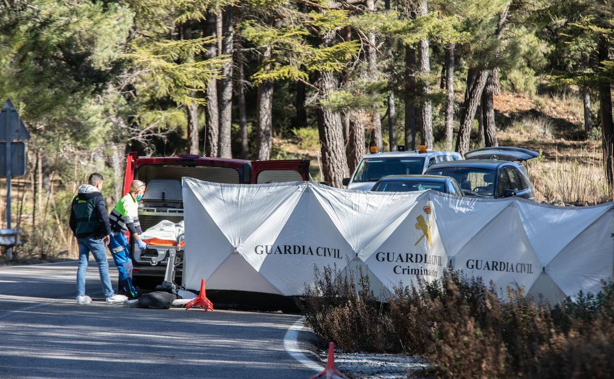 Homicidio de un narcotraficante que apareció maniatado en la Sierra de Huétor en diciembre.