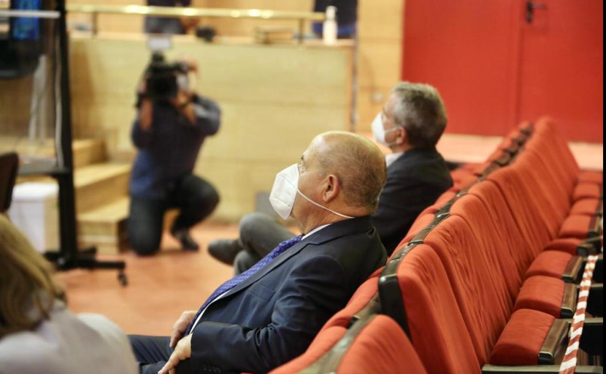 José Torres Hurtado durante su interrogatorio