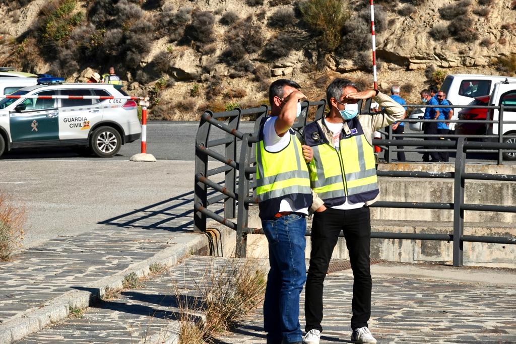 Dispositivo de búsqueda de un granadino desaparecido en el pantano de Canales