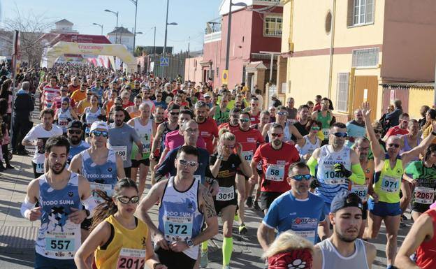 Salida de una prueba del Gran Premio de Fondo. 