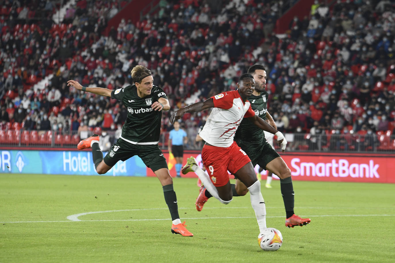 Victoria sufrida de la UD Almería ante el Leganés.