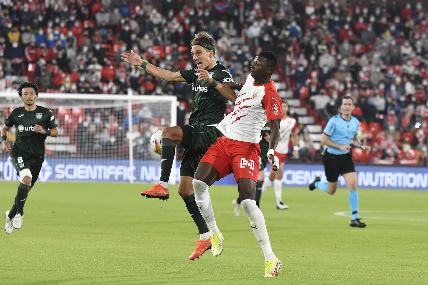 Victoria sufrida de la UD Almería ante el Leganés.