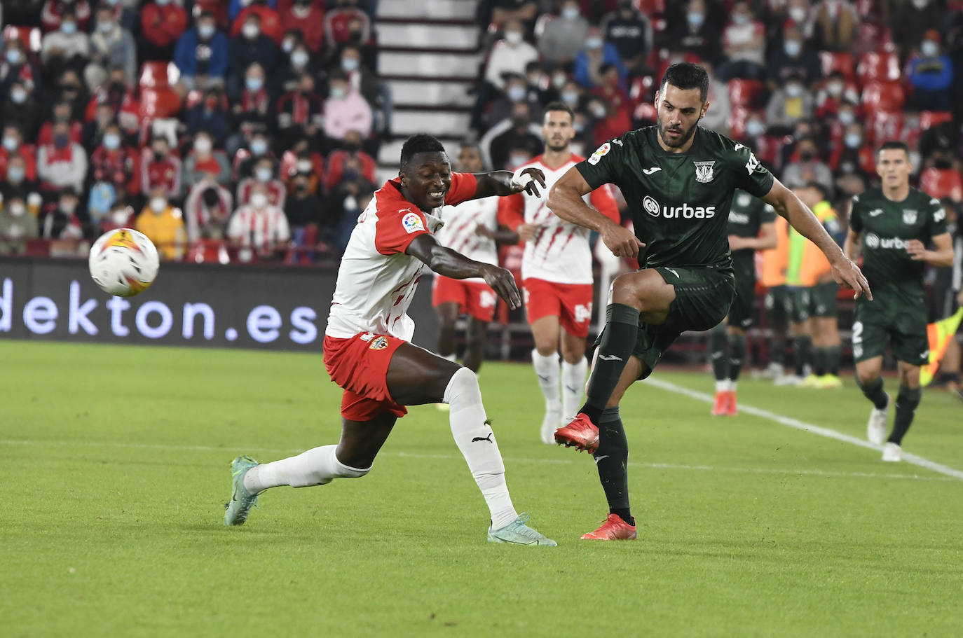 Victoria sufrida de la UD Almería ante el Leganés.