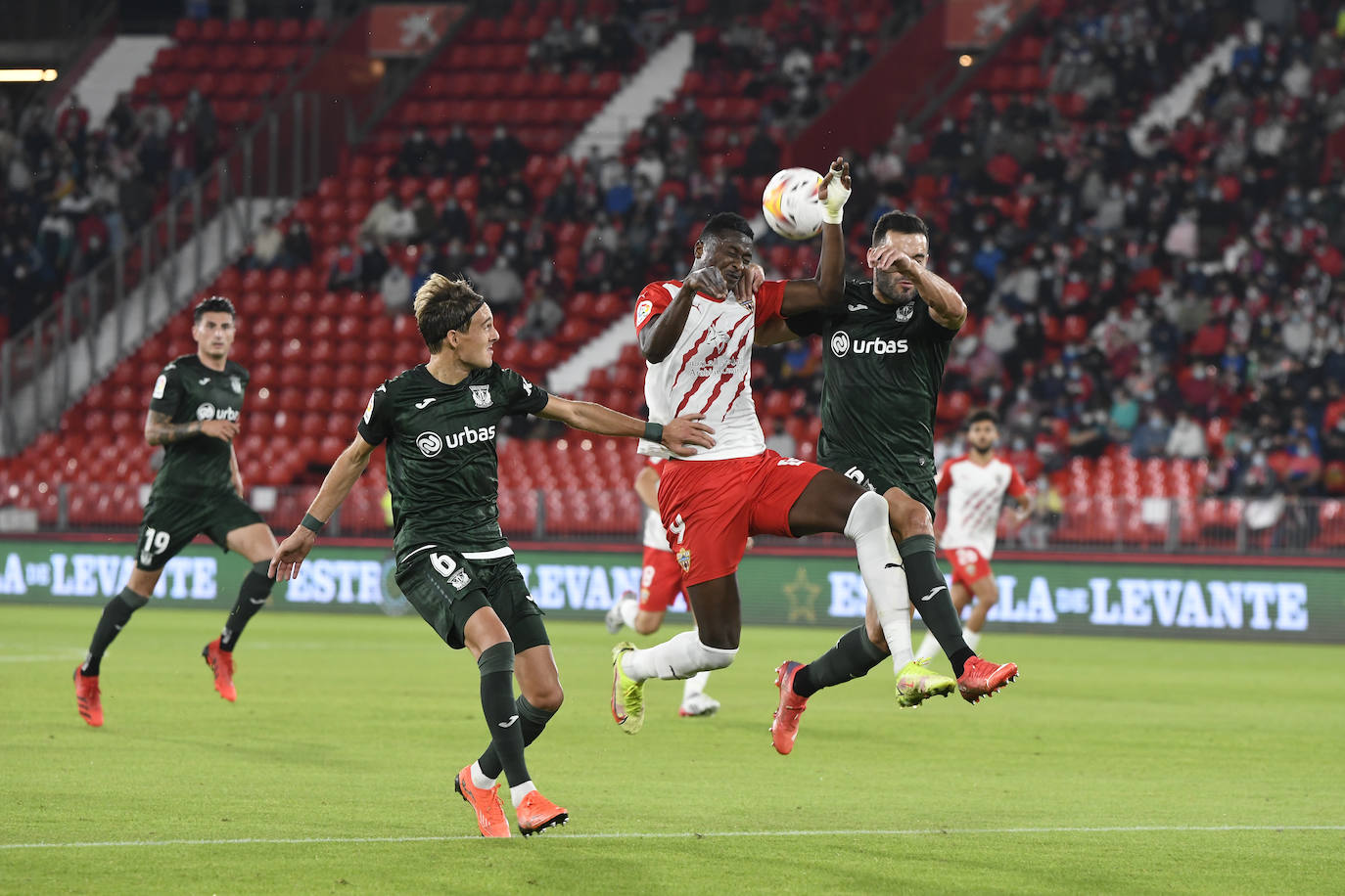 Victoria sufrida de la UD Almería ante el Leganés.