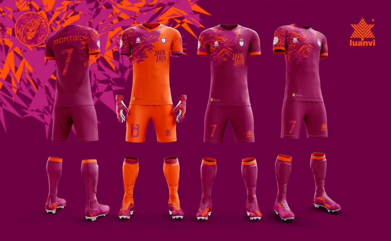 Segunda equipación del Real Jaén para el presente curso liguero. 