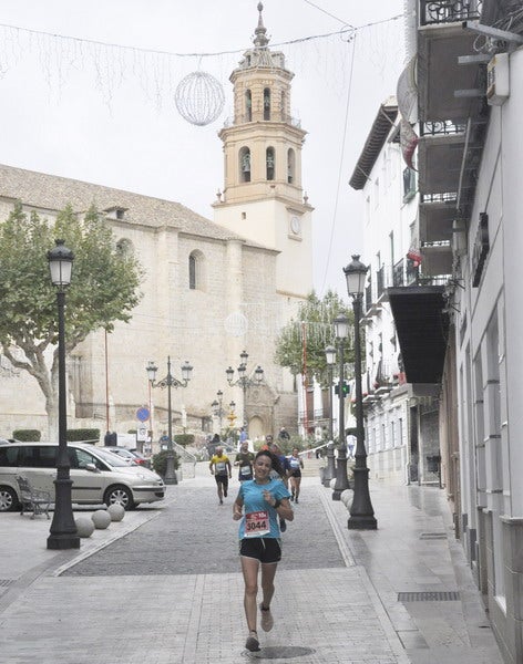 Participantes en la media maratón de Baza