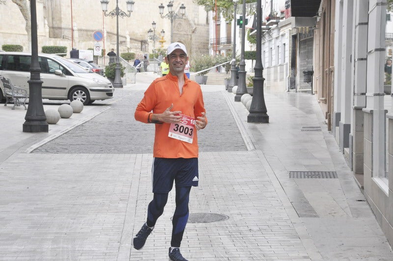 Participantes en la media maratón de Baza
