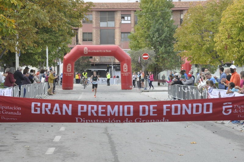 Participantes en la media maratón de Baza