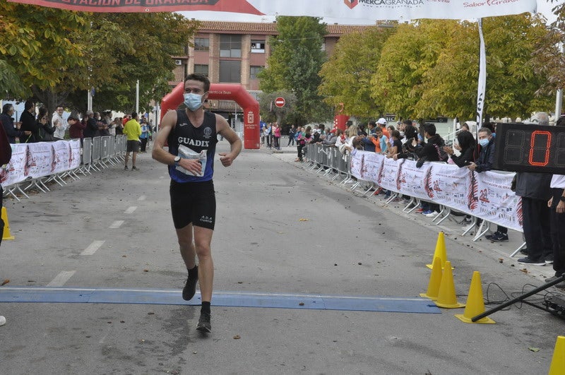 Participantes en la media maratón de Baza