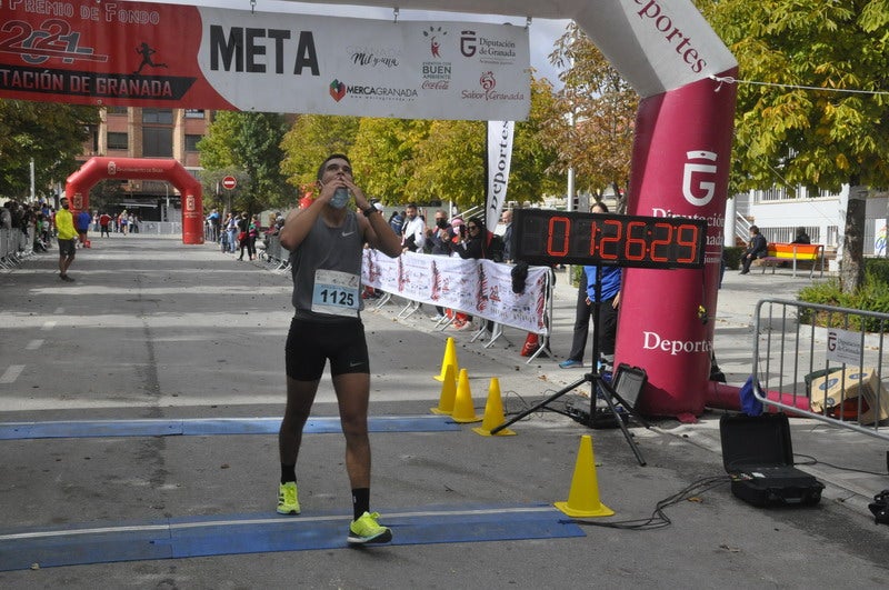 Participantes en la media maratón de Baza