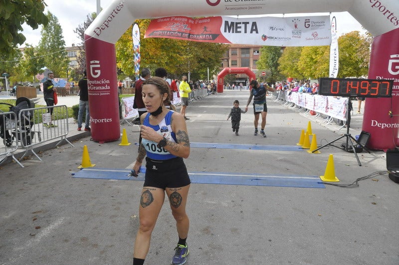Participantes en la media maratón de Baza