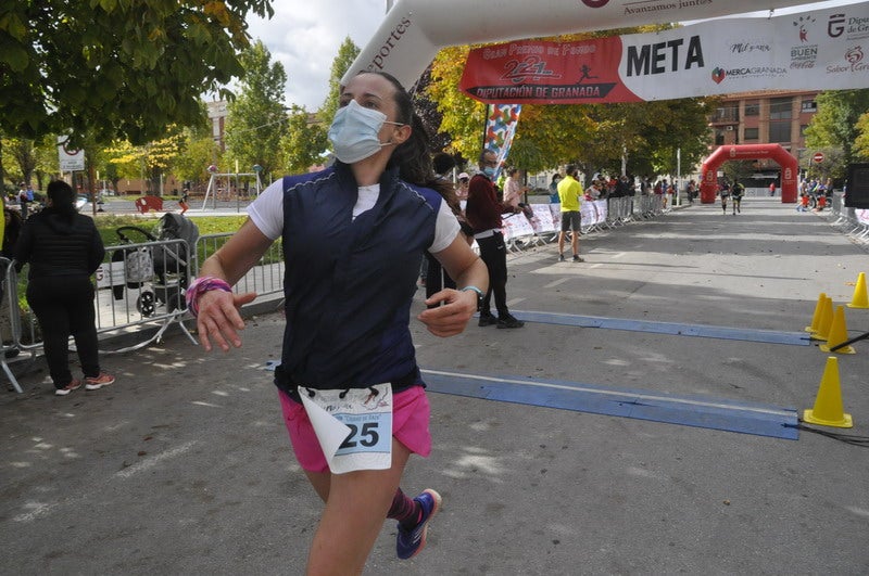 Participantes en la media maratón de Baza
